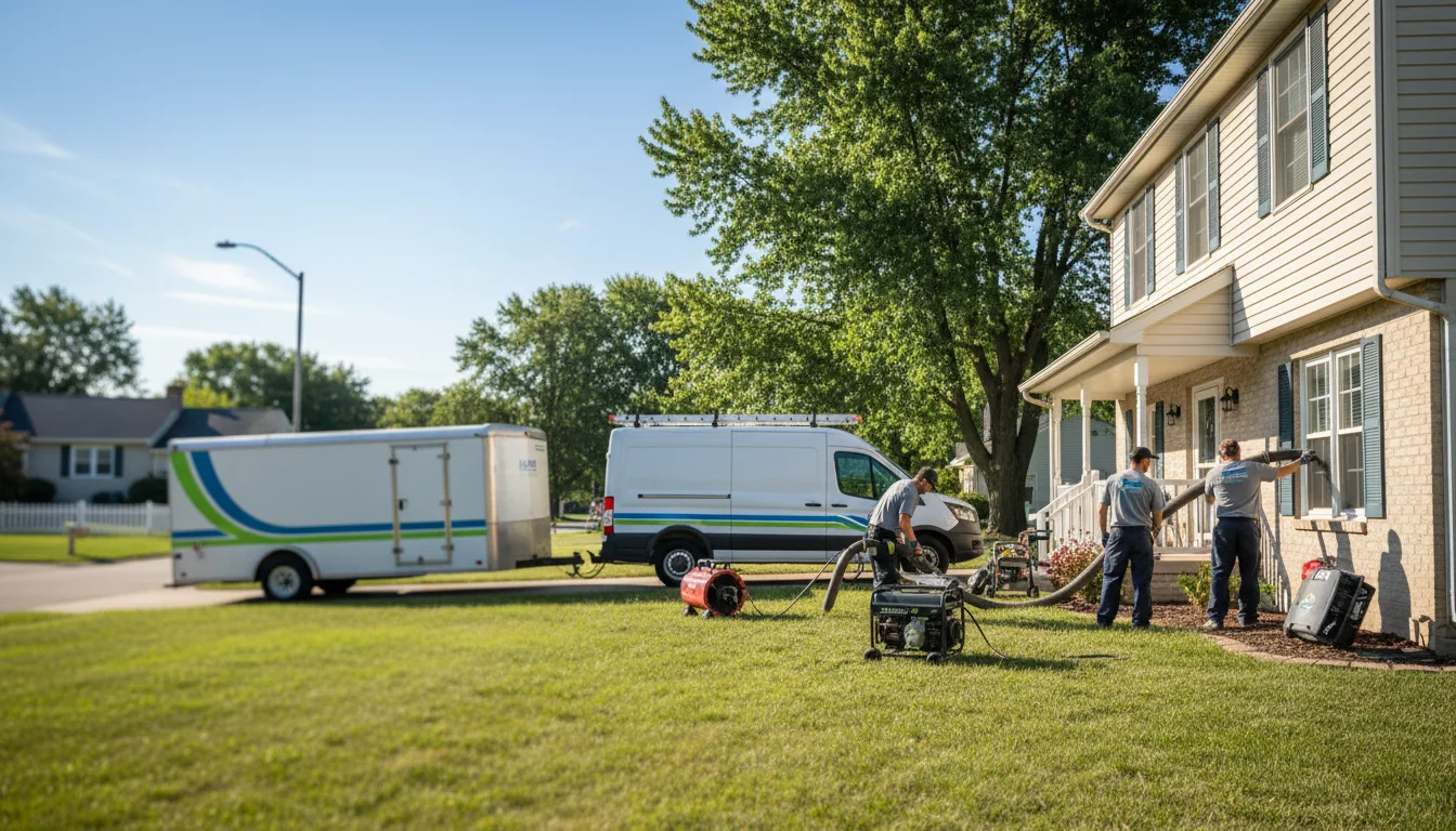 Flooded Basement Restoration And Cleanup With Repair in Galva, KS near me